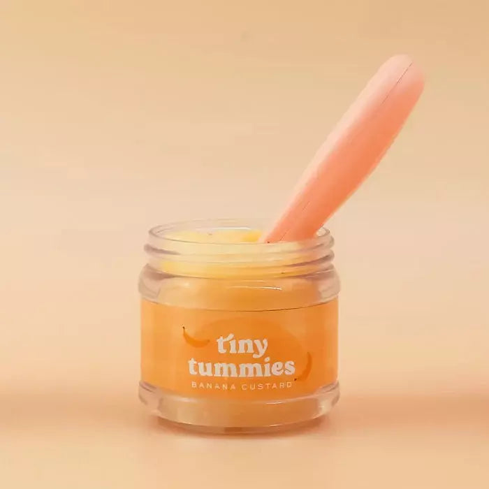 Tiny Harlow Tiny Tummies Banana Custard Jar And Spoon