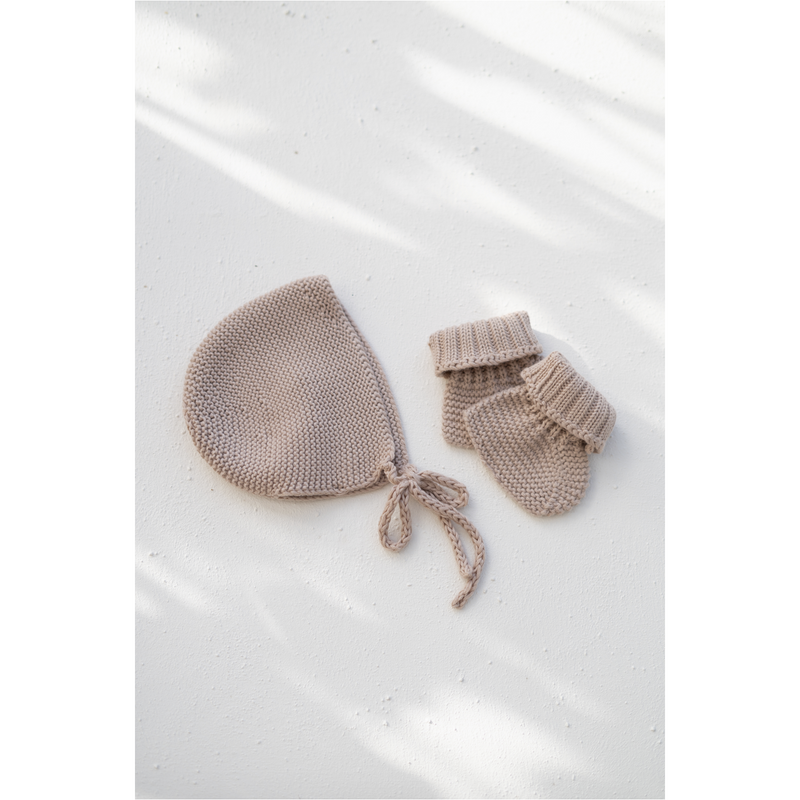 Illoura Mushroom Alba Knit Booties