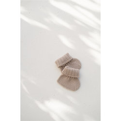 Illoura Mushroom Alba Knit Booties