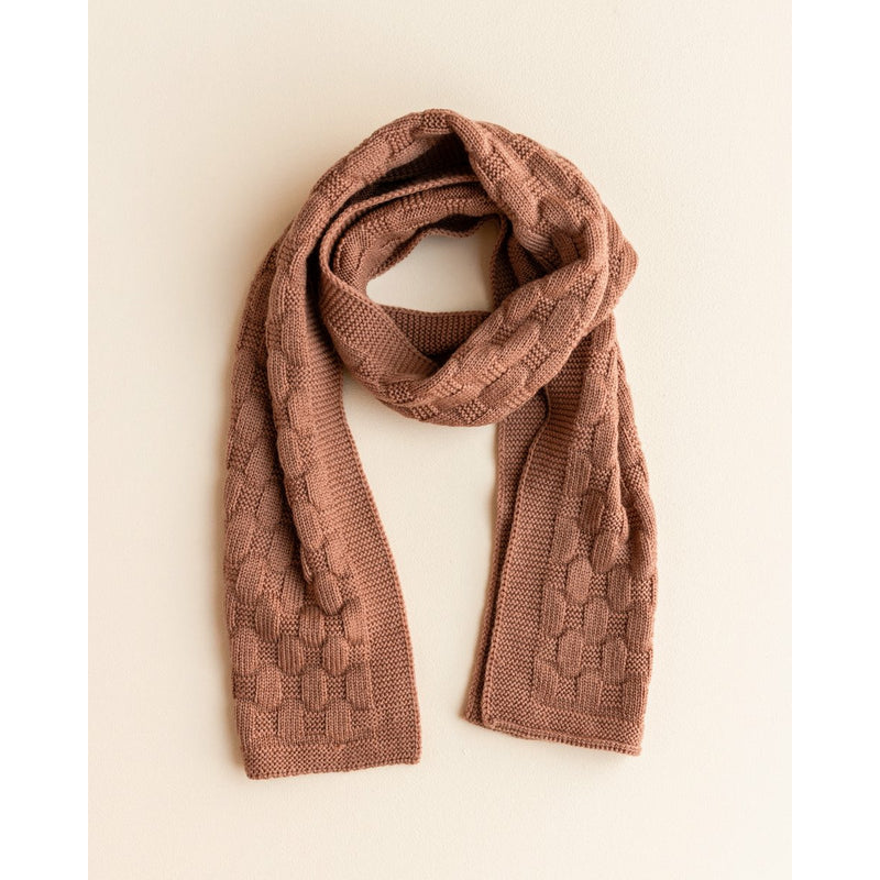 Hvid Terracotta Merino Wool Fiona Scarf